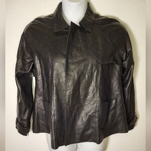mo:vint Lamb Leather Jacket size Medium
